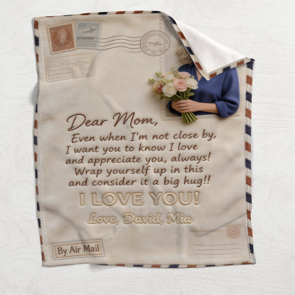 To my Mom - Personalized Mother Blanket