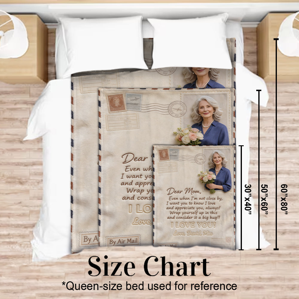 To my Mom - Personalized Mother Blanket