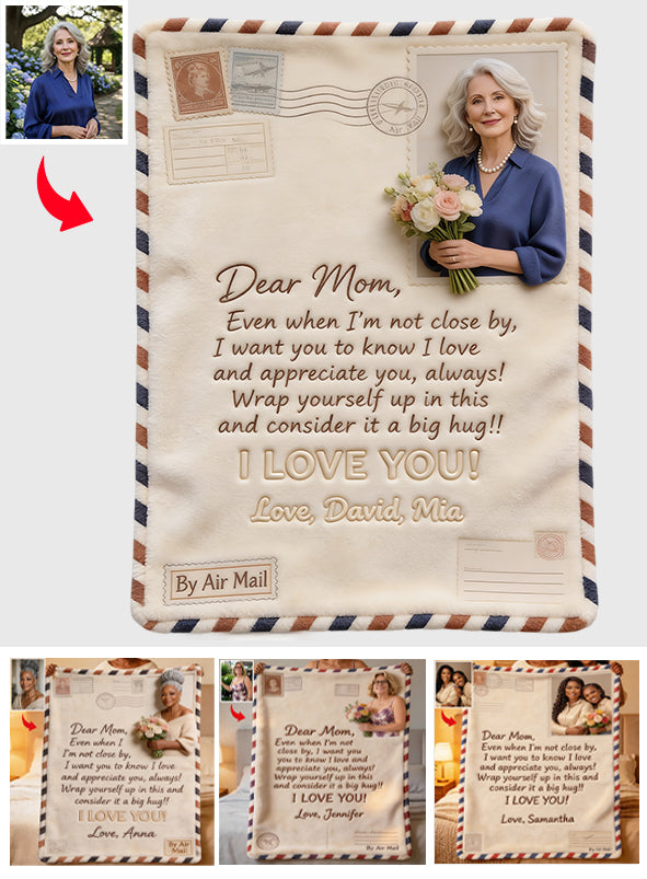 To my Mom - Personalized Mother Blanket
