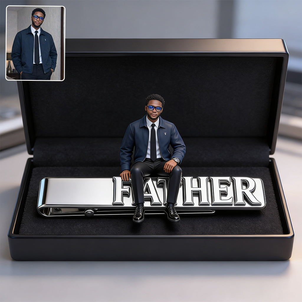Luxury Men - Personalized Father Tie Clip