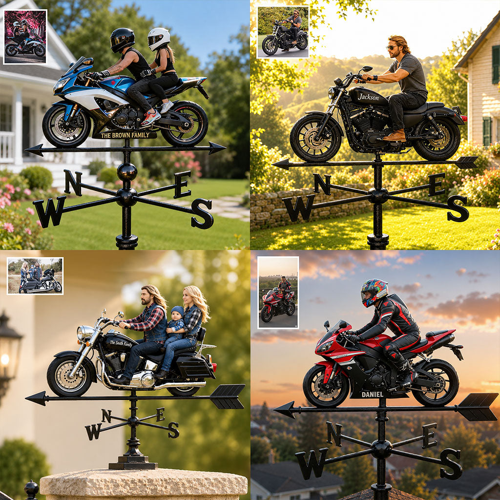 Ride Together - Personalized Biker Weather Vane
