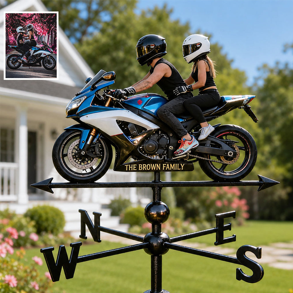 Ride Together - Personalized Biker Weather Vane
