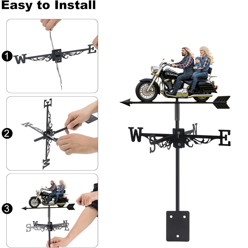 Ride Together - Personalized Biker Weather Vane