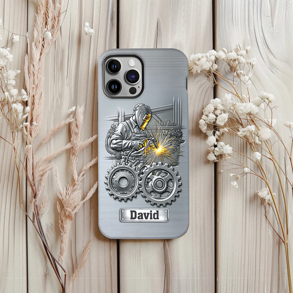 Strong Ones Become Welder - Personalized Welder Full Print Phone Case