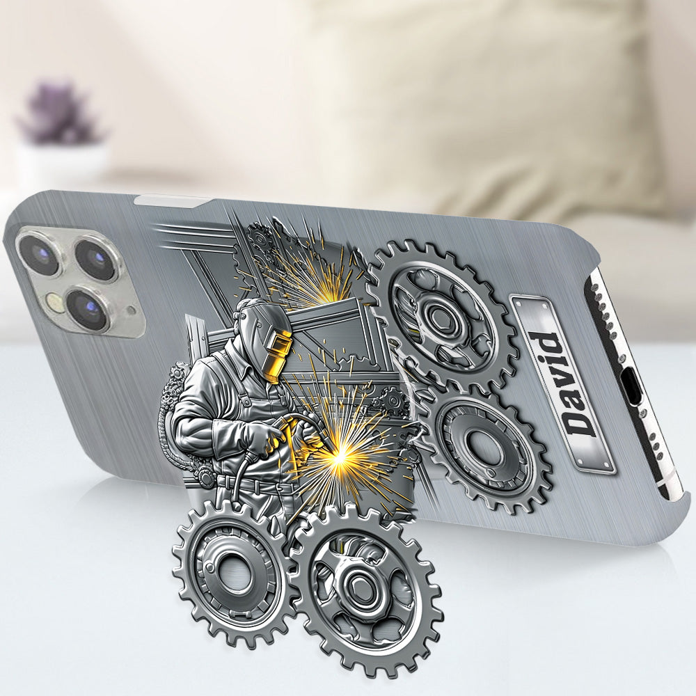 Strong Ones Become Welder - Personalized Welder Full Print Phone Case