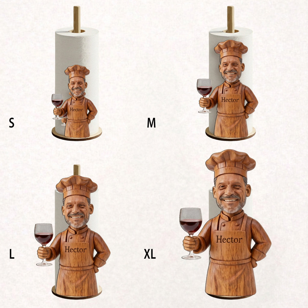 That's What I Do, I Cook I Drink - Personalized Cooking Paper Towel Stand