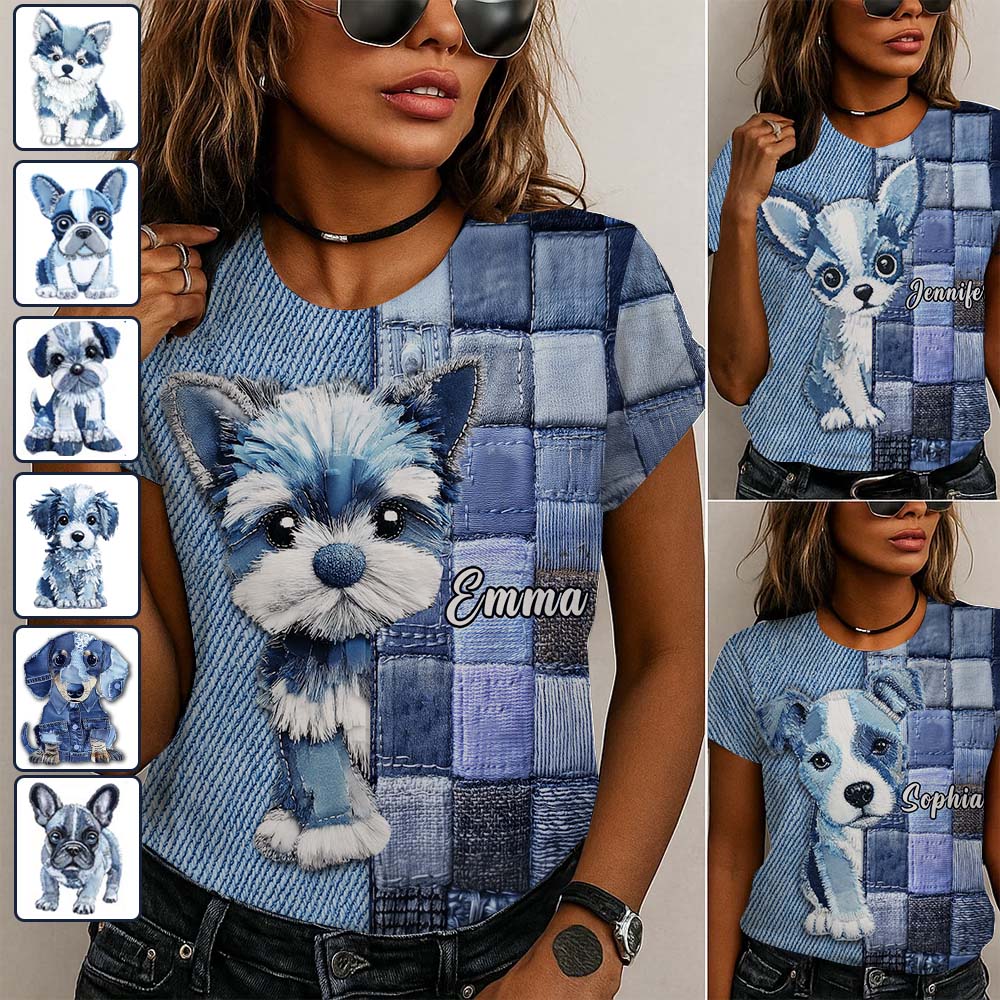 Love Yorkshire Terriers - Personalized Dog All Over Shirt