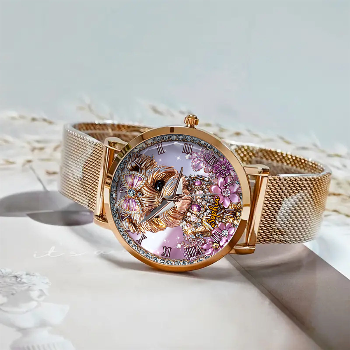 Yorkshire Terrier Lover - Personalized Dog Women Hand Watch