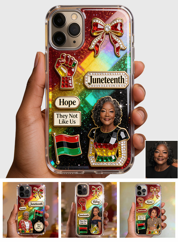 They Not Like Us - Personalized African American Shaker Phone Case