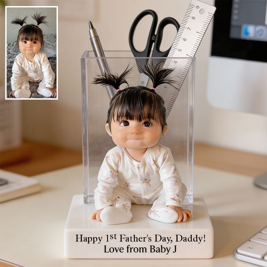 Perfect Father's Day Gift - Personalized Father Acrylic Pot