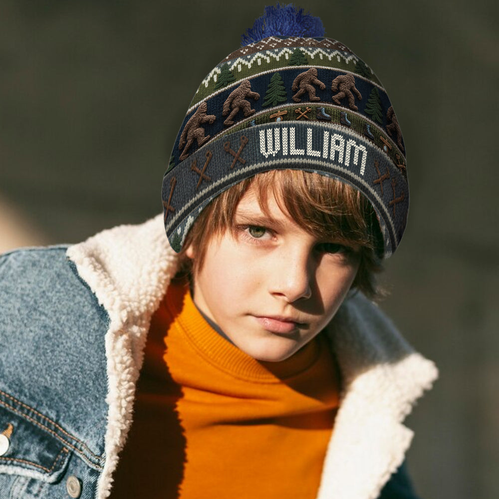 Love Hiking - Personalized Hiking Beanie Hat
