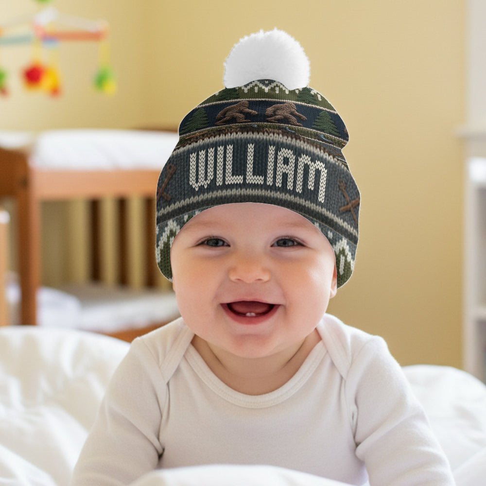 Love Hiking - Personalized Hiking Beanie Hat