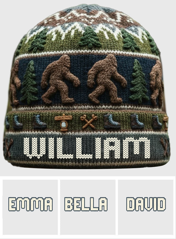 Love Hiking - Personalized Hiking Beanie Hat