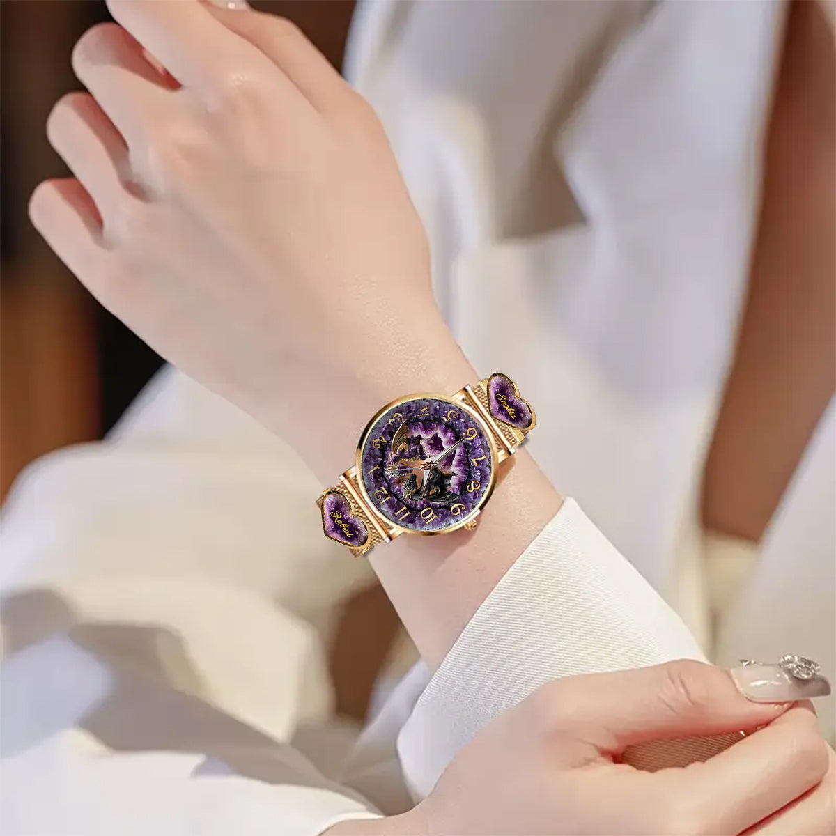 You & Me We Got This - Personalized Dragon Women Hand Watch With Strap Charms