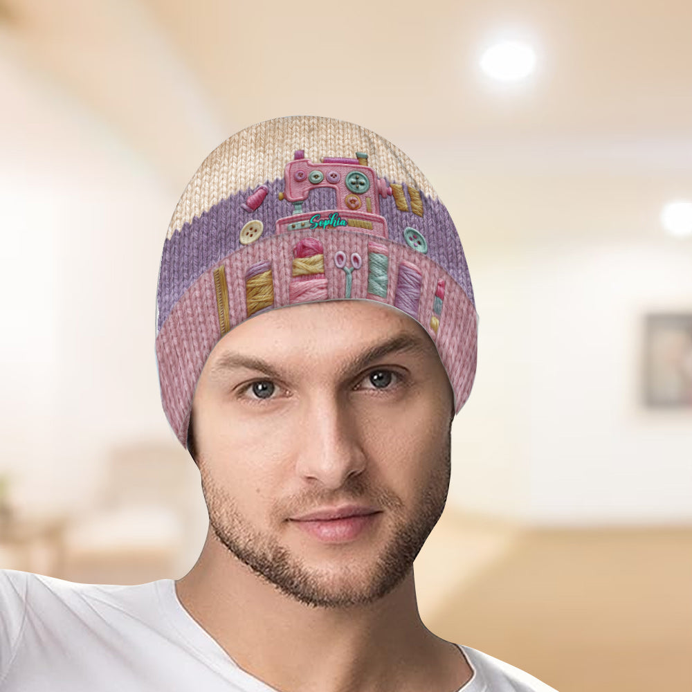 Sewing Is My Love - Personalized Sewing Beanie Hat