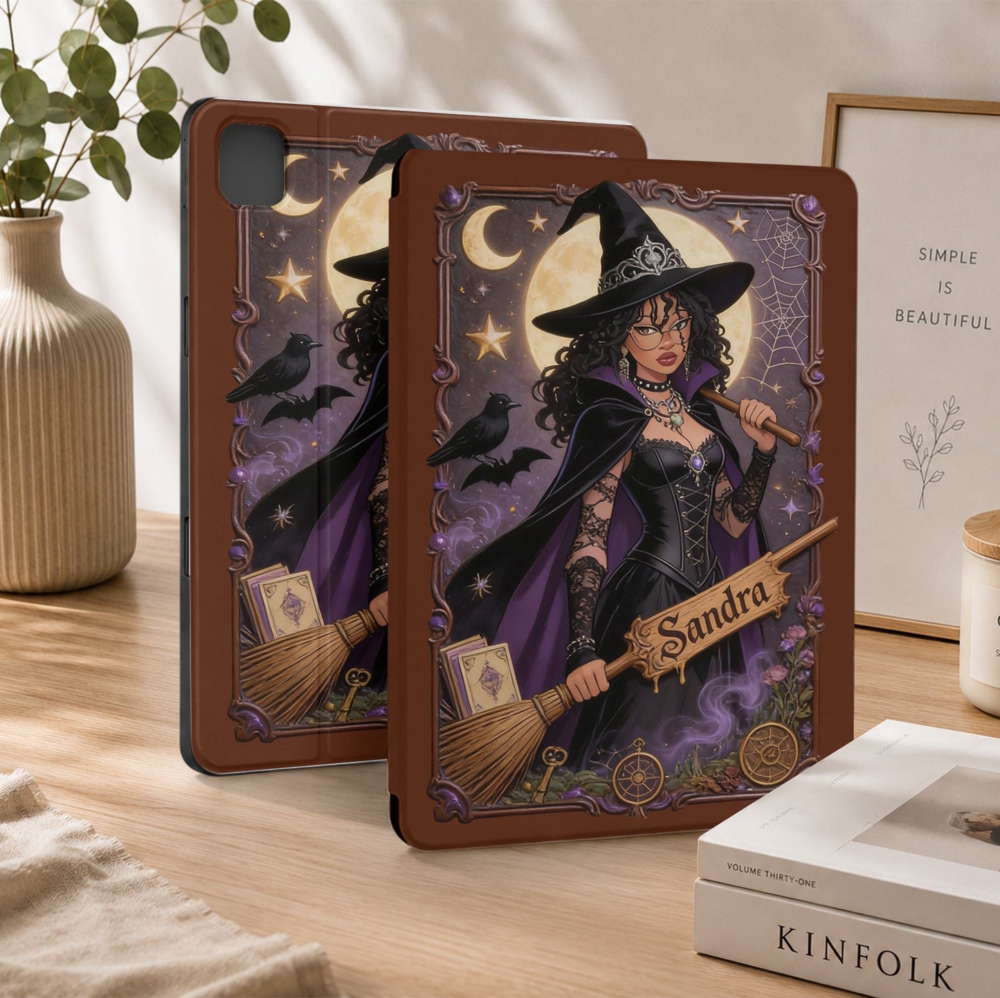 Witch Spells - Personalized Witch Tablet Cover With Pen Slot