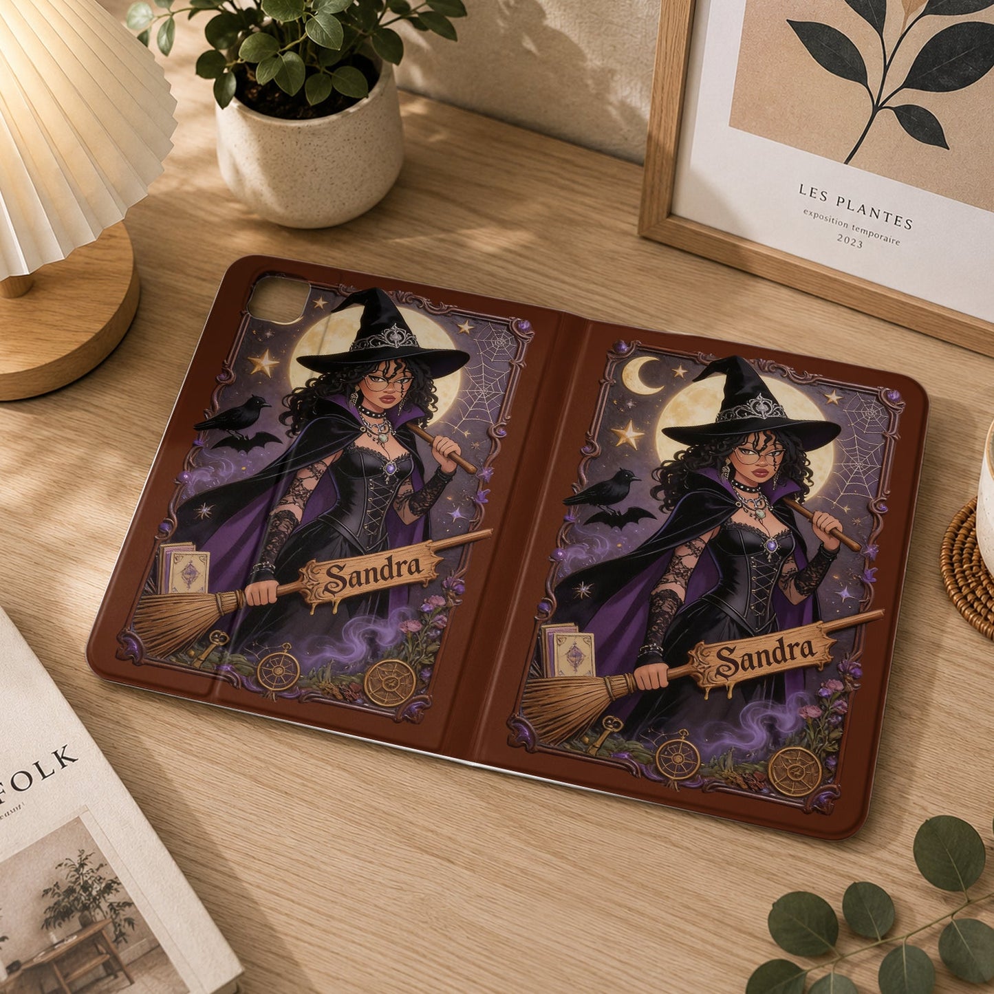Witch Spells - Personalized Witch Tablet Cover With Pen Slot