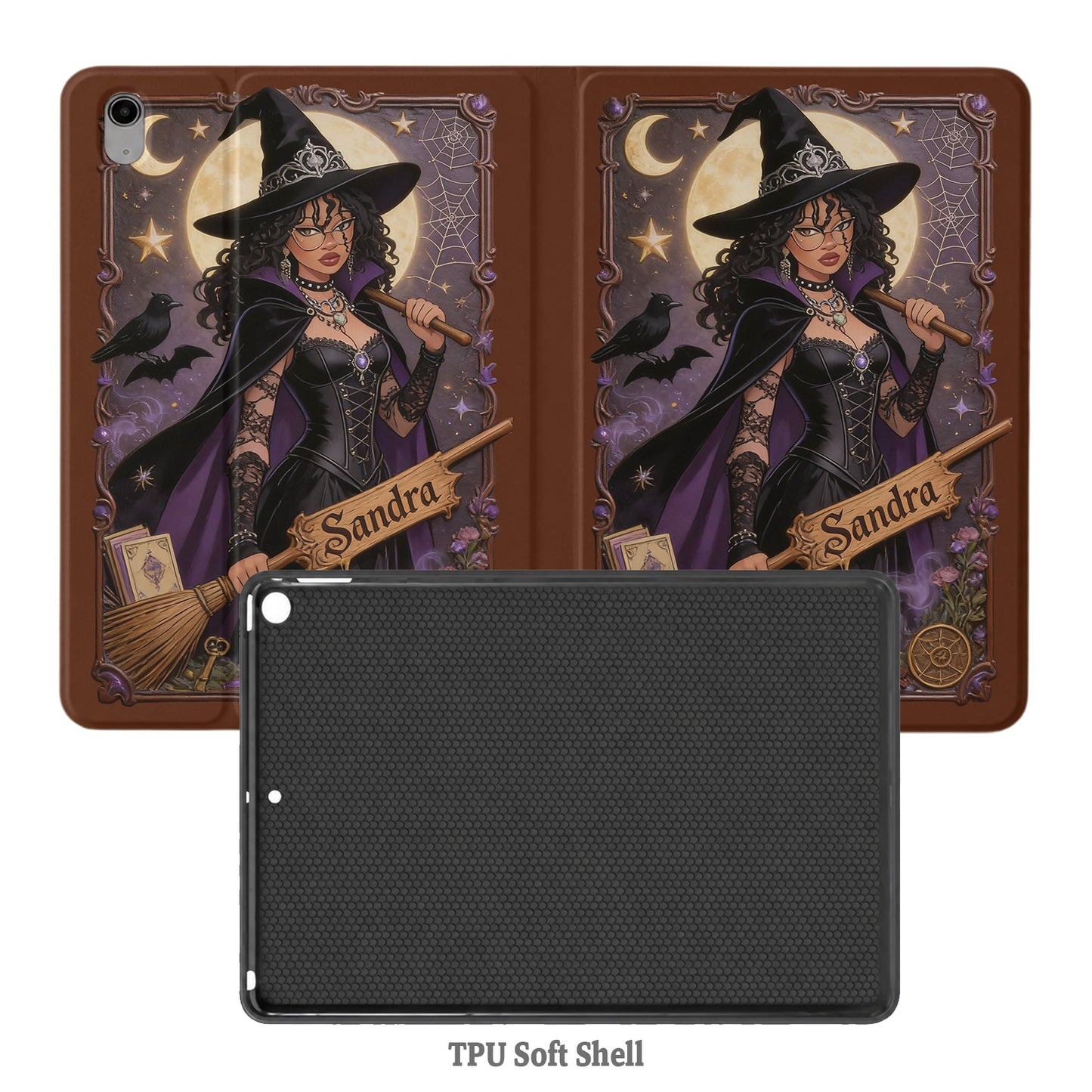 Witch Spells - Personalized Witch Tablet Cover With Pen Slot