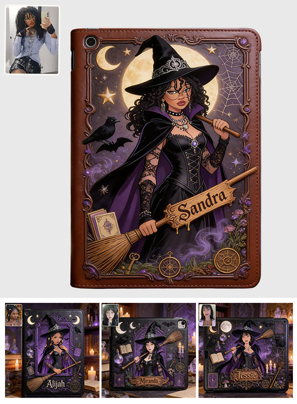 Witch Spells - Personalized Witch Tablet Cover With Pen Slot