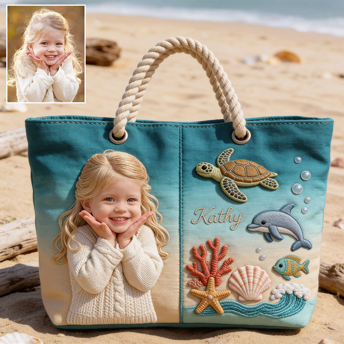 Sea Lovers - Personalized Sea Lover Beach Bag