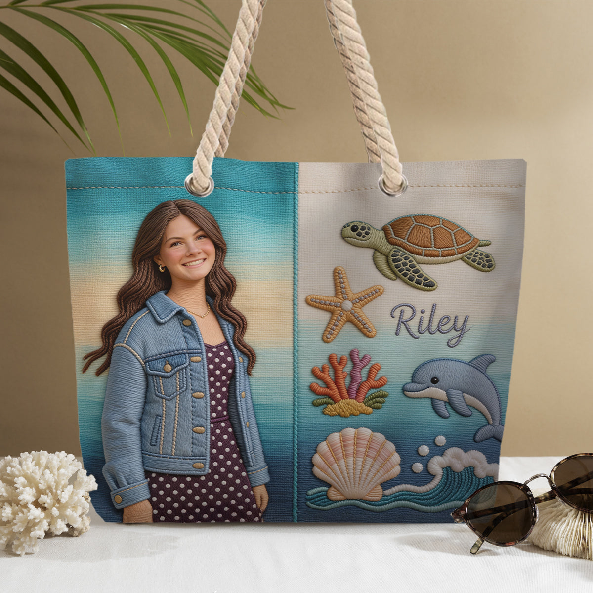 Sea Lovers - Personalized Sea Lover Beach Bag