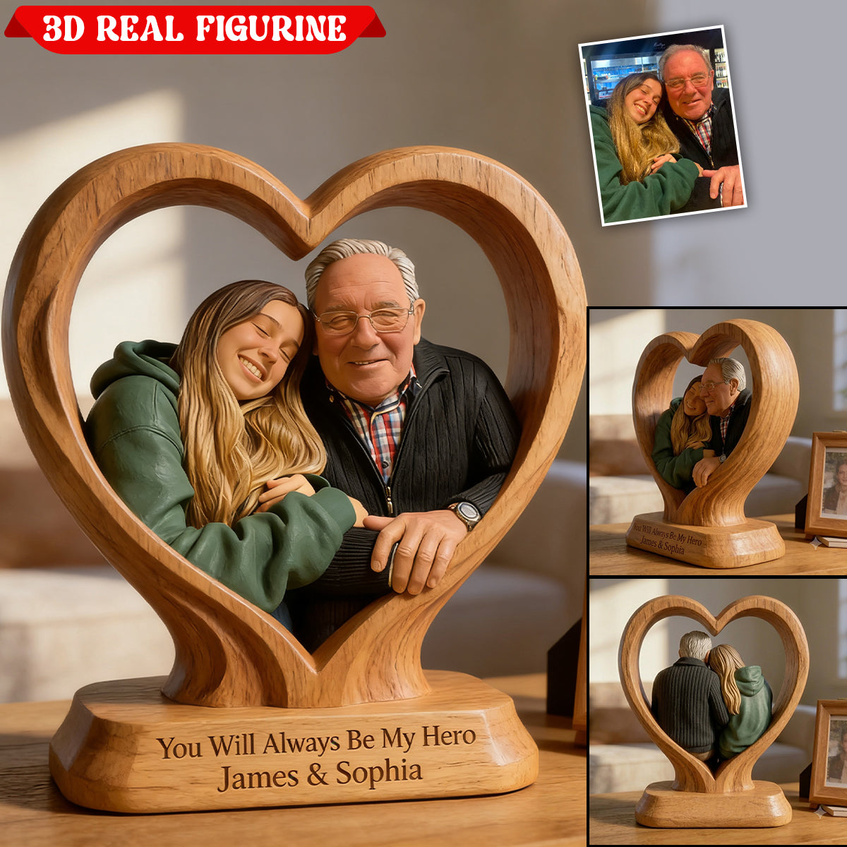 You Are The Best Dad - Personalized Father Premium 3D Figurine