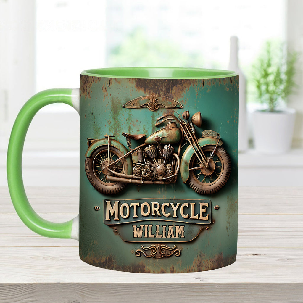 Motorcycle Lover - Personalized Biker Accent Mug