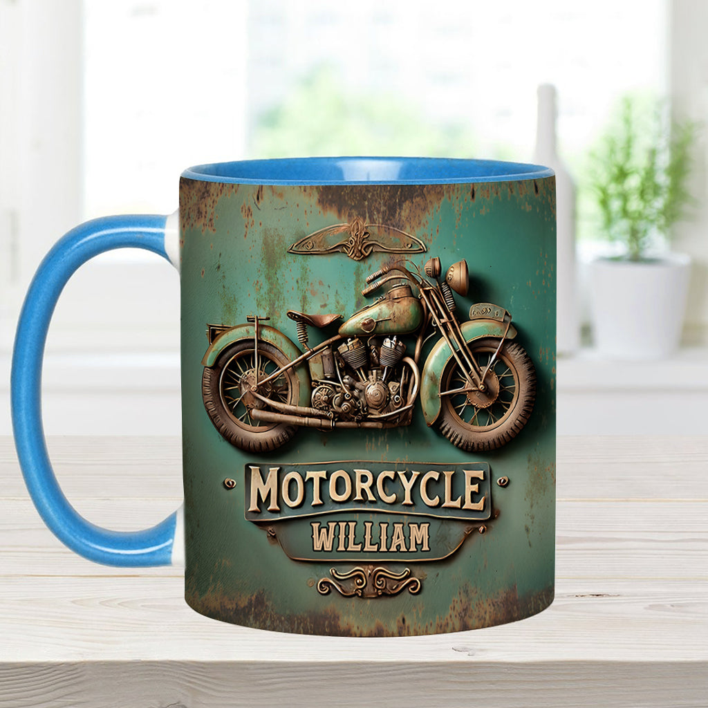 Motorcycle Lover - Personalized Biker Accent Mug
