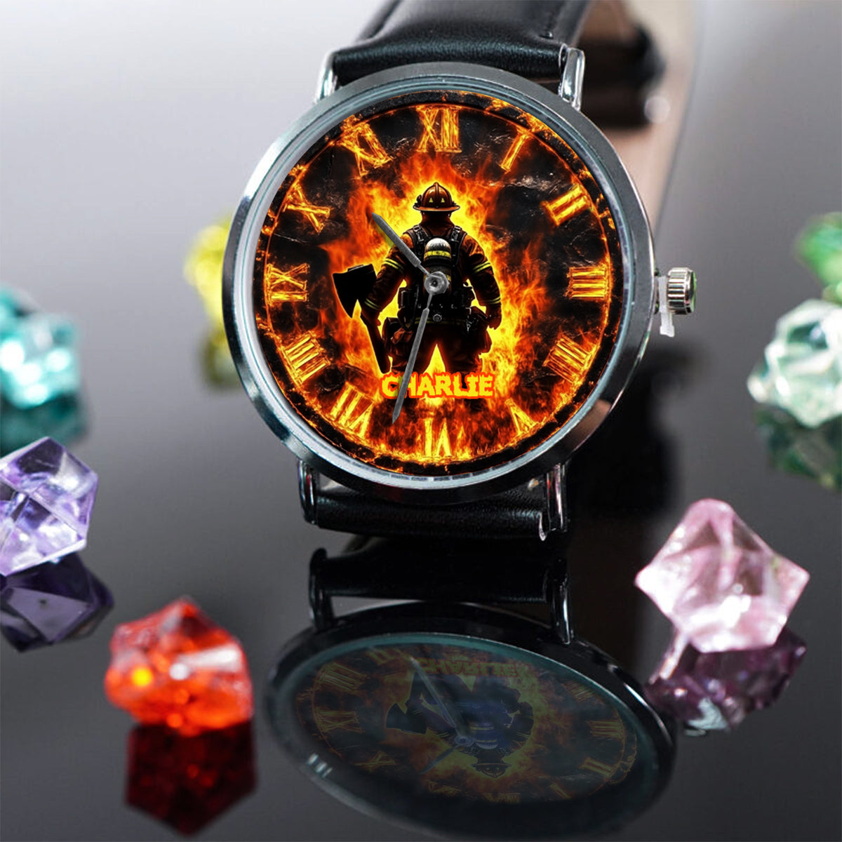 Proud Firefighter - Personalized Firefighter Hand Watch