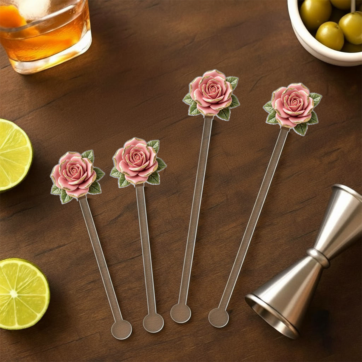 Perfect Gift For Mom, Grandma - Personalized Grandma Set Accent Mug with Acrylic Stirrers