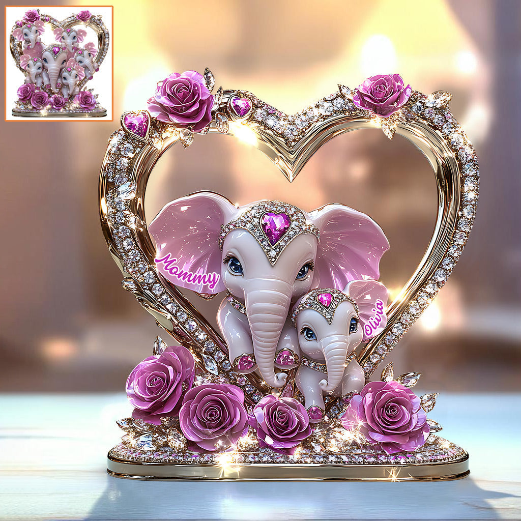 Best Mom Ever - Personalized Mother Custom Shaped Acrylic Plaque