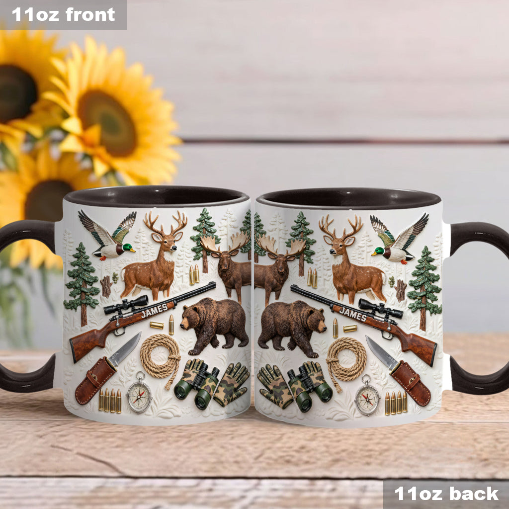 Love Hunting - Personalized Hunting Accent Mug & Coaster