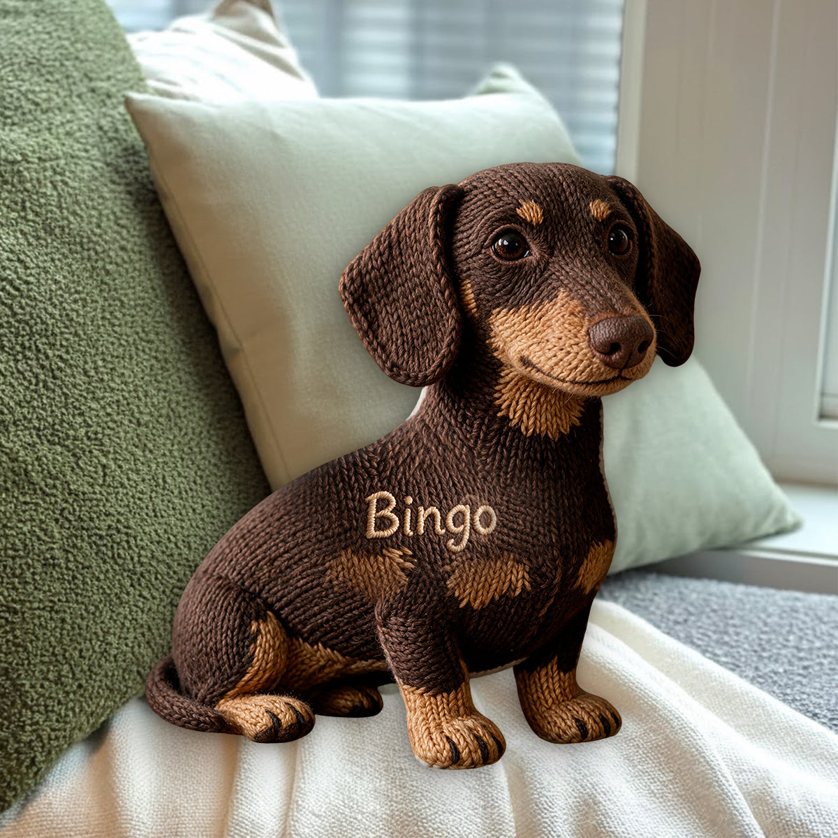 Any Photo - Personalized Dog Premium Faux Fur Pillow