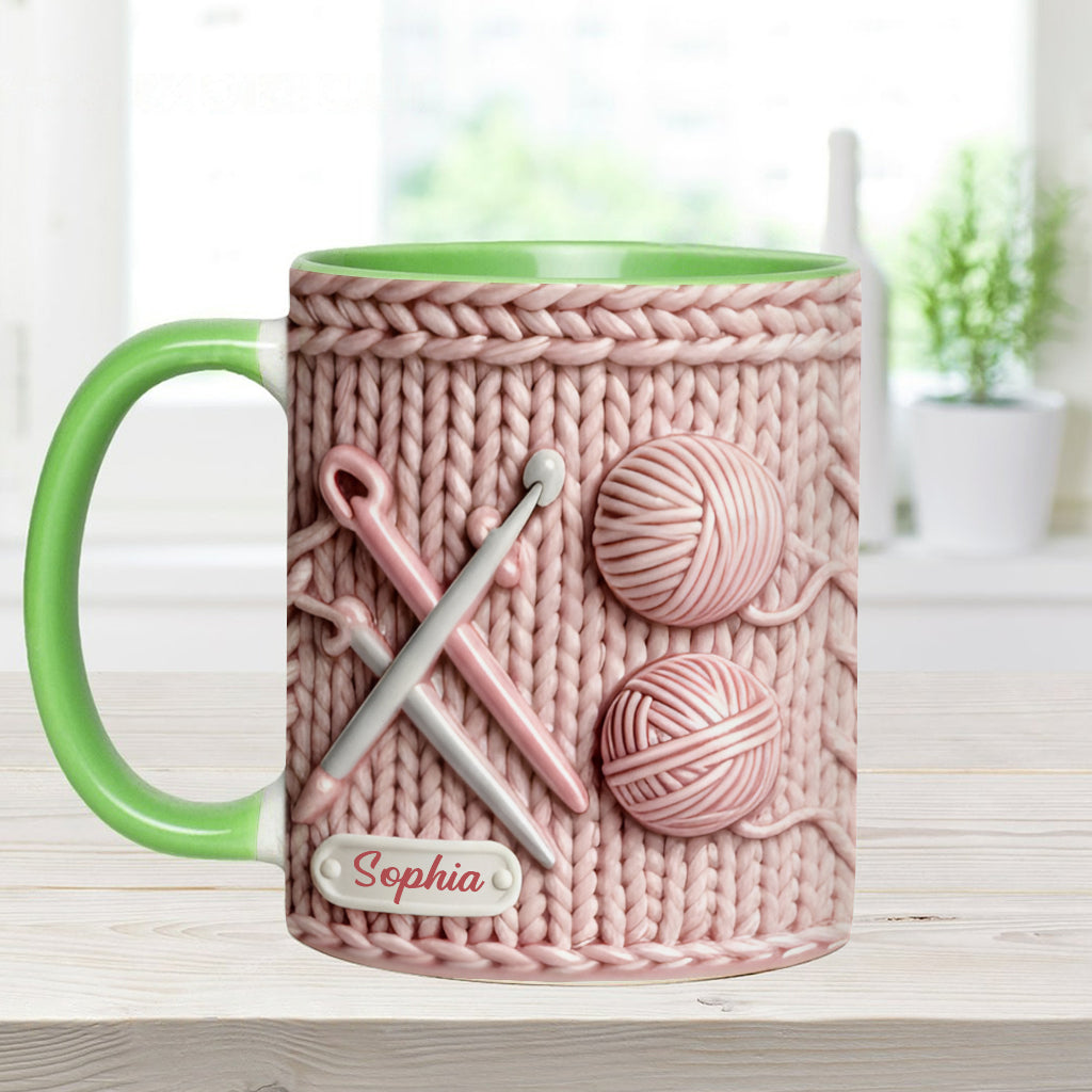 Love Crochetting - Personalized Crocheting Accent Mug
