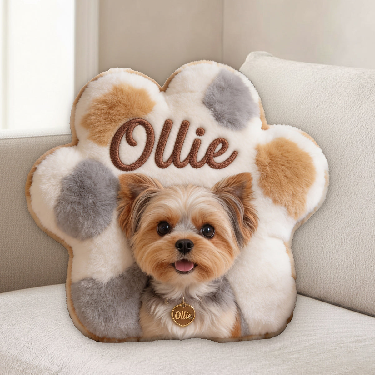 Pur Friend - Personalized Dog Premium Faux Fur Pillow