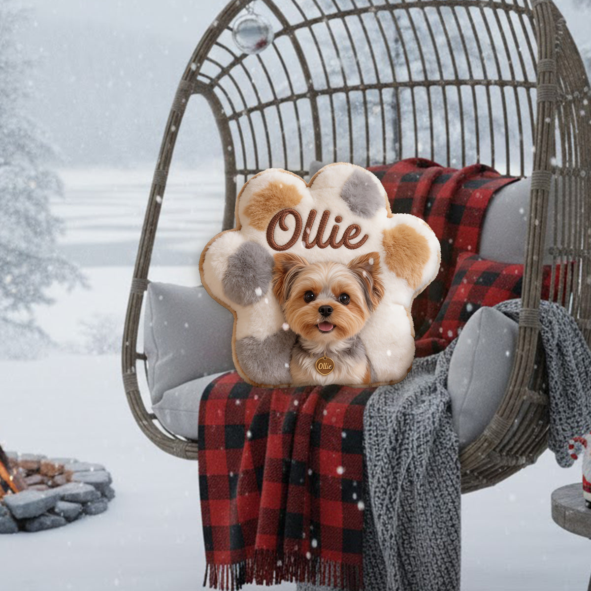 Pur Friend - Personalized Dog Premium Faux Fur Pillow