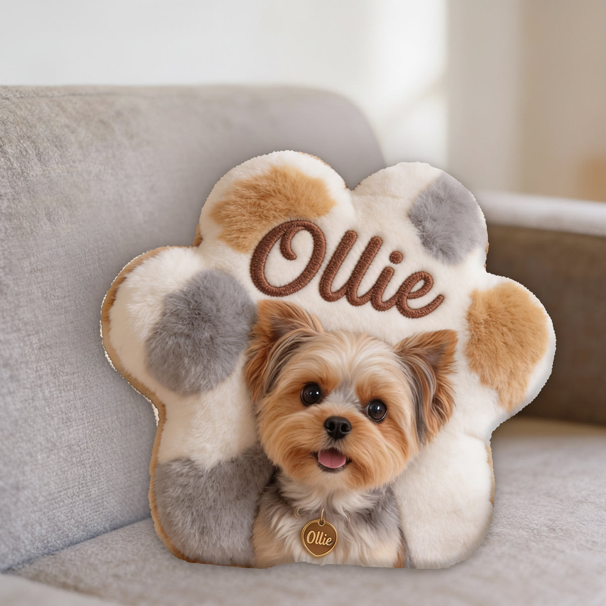 Pur Friend - Personalized Dog Premium Faux Fur Pillow