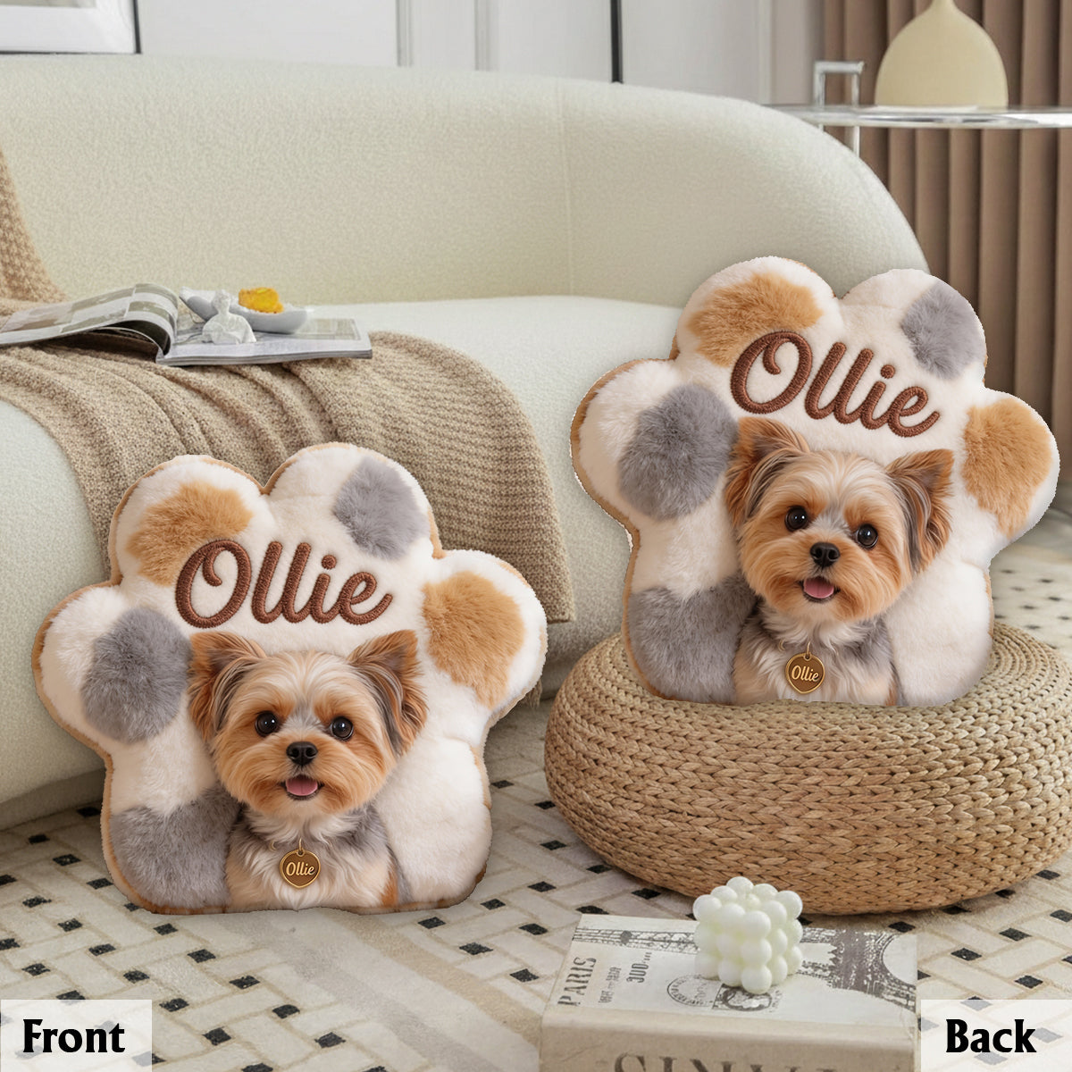 Pur Friend - Personalized Dog Premium Faux Fur Pillow