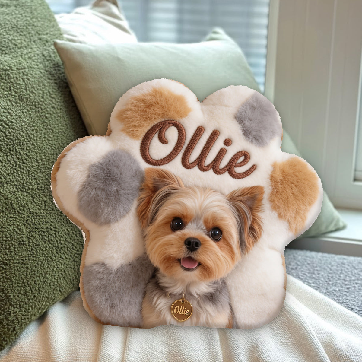 Pur Friend - Personalized Dog Premium Faux Fur Pillow