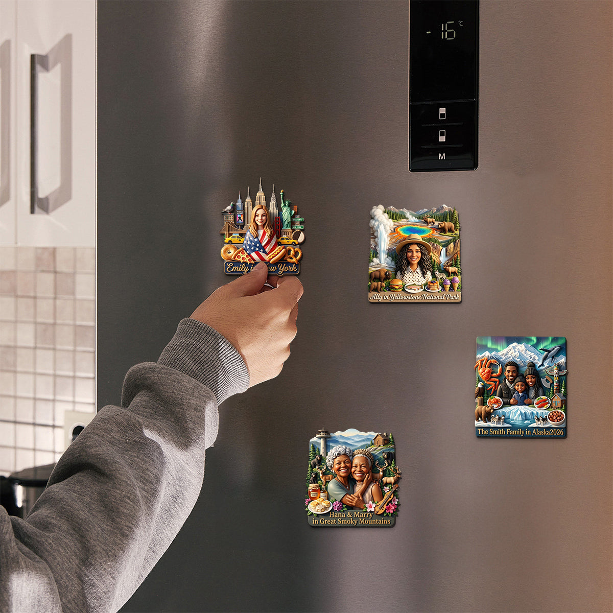 Save Travelling Memories - Personalized Travelling Magnet