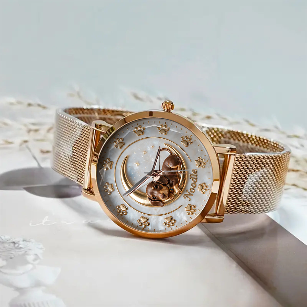 Life Is Better With My Dog - Personalized Dog Women Hand Watch