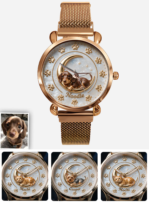 Life Is Better With My Dog - Personalized Dog Women Hand Watch
