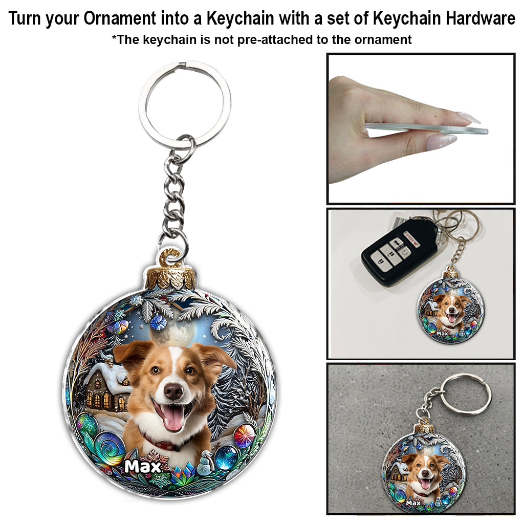 Upload Your Dog's Photo - Personalized Dog Ornament