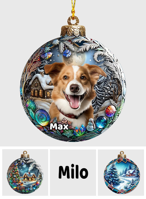 Upload Your Dog's Photo - Personalized Dog Ornament
