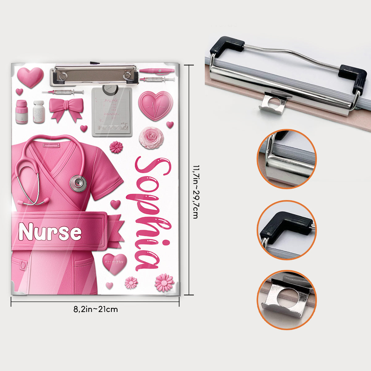 Nurse Life - Personalized Nurse Clipboard