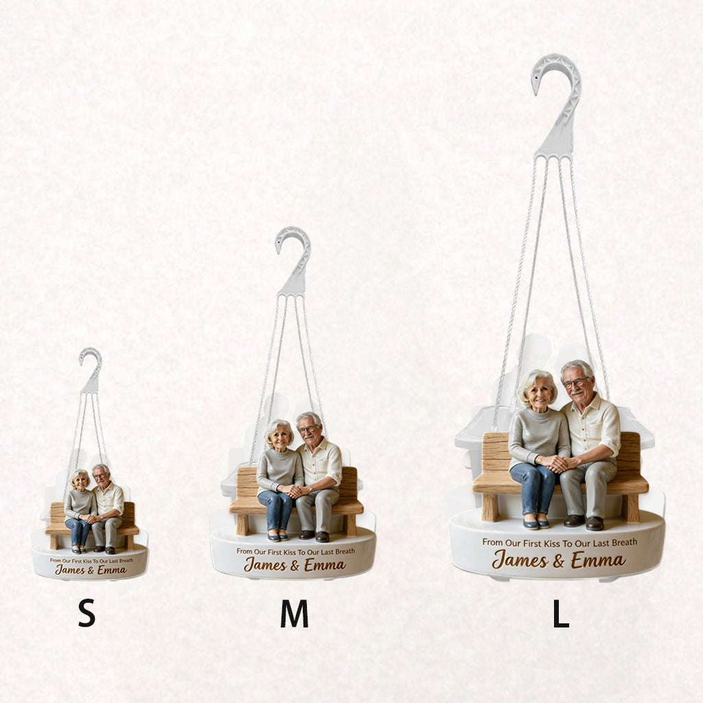Love Grows Here - Personalized Couple Hanging Pot