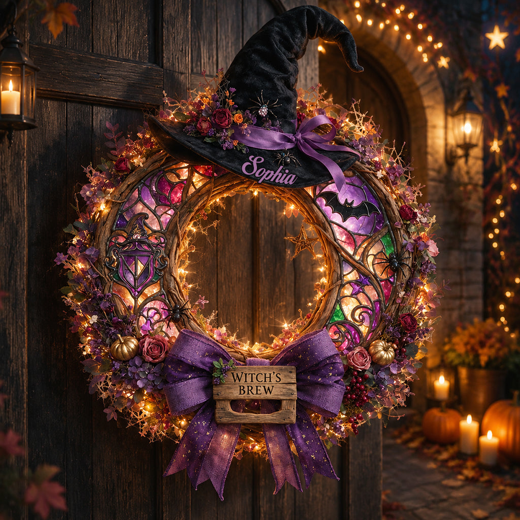 Practical Magic - Personalized Witch LED Light Acrylic Sign