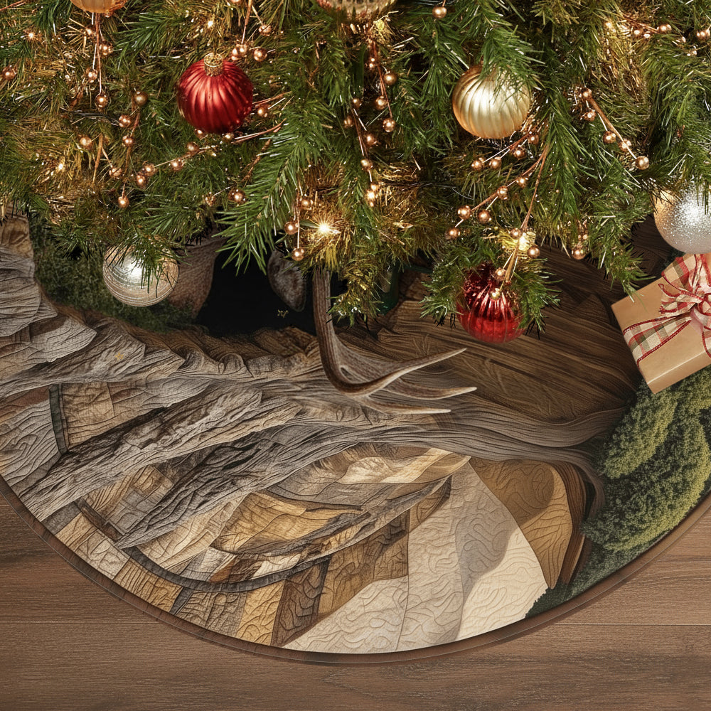 Love Hunting - Personalized Hunting Shaped Tree Skirt