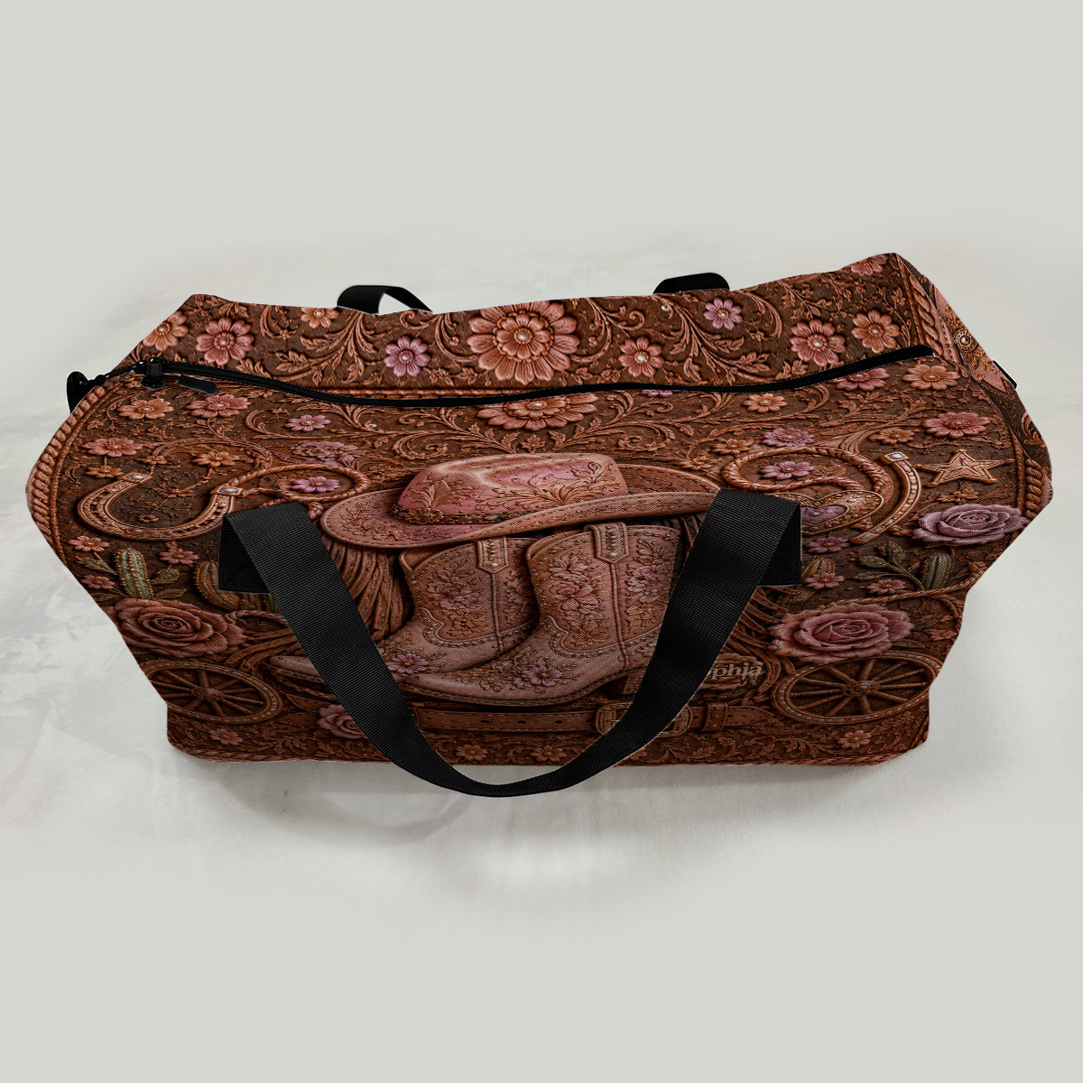 Western Spirit - Personalized Cowgirl Duffle Bag