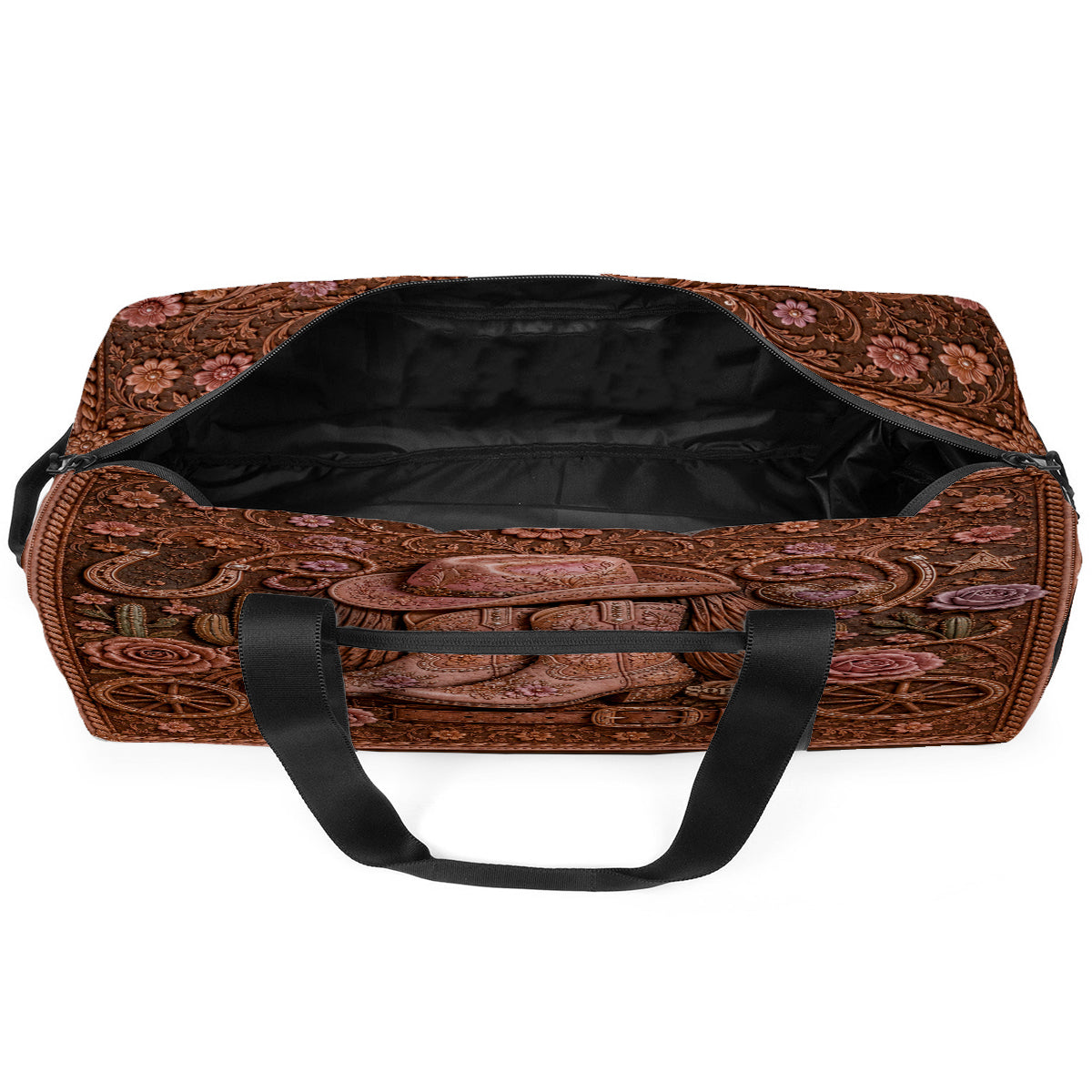 Western Spirit - Personalized Cowgirl Duffle Bag